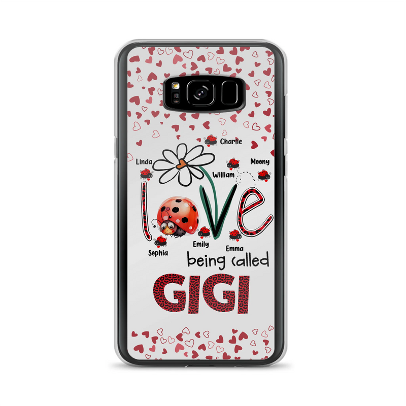 Personalized Grandma Phone Case - Gift Idea For Grandma - Up to 7 Kids - Love Being Called Gigi - Cases For iPhone/Samsung
