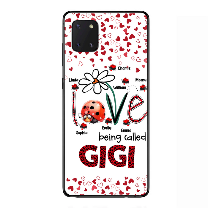 Personalized Grandma Phone Case - Gift Idea For Grandma - Up to 7 Kids - Love Being Called Gigi - Cases For iPhone/Samsung