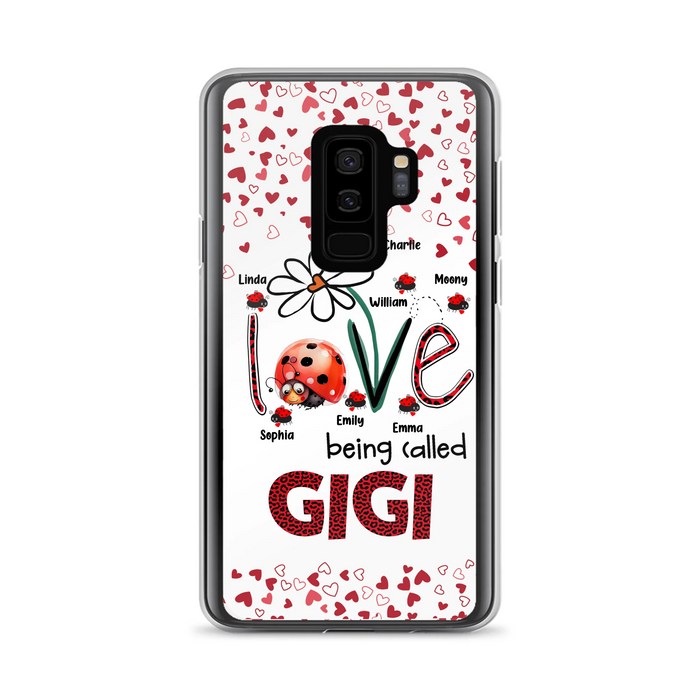 Personalized Grandma Phone Case - Gift Idea For Grandma - Up to 7 Kids - Love Being Called Gigi - Cases For iPhone/Samsung