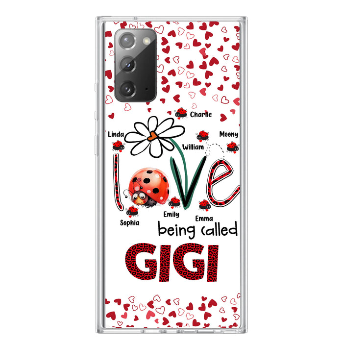 Personalized Grandma Phone Case - Gift Idea For Grandma - Up to 7 Kids - Love Being Called Gigi - Cases For iPhone/Samsung