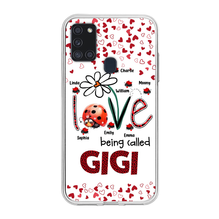 Personalized Grandma Phone Case - Gift Idea For Grandma - Up to 7 Kids - Love Being Called Gigi - Cases For iPhone/Samsung