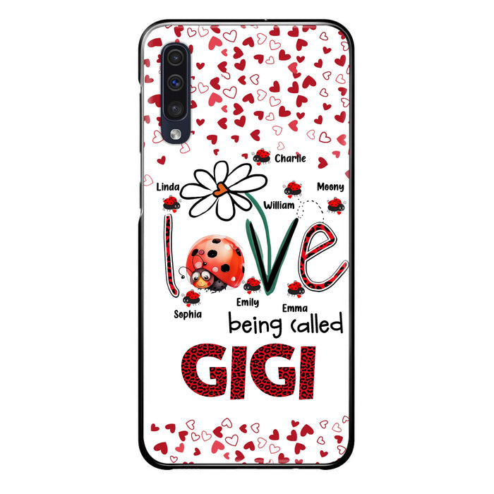 Personalized Grandma Phone Case - Gift Idea For Grandma - Up to 7 Kids - Love Being Called Gigi - Cases For iPhone/Samsung