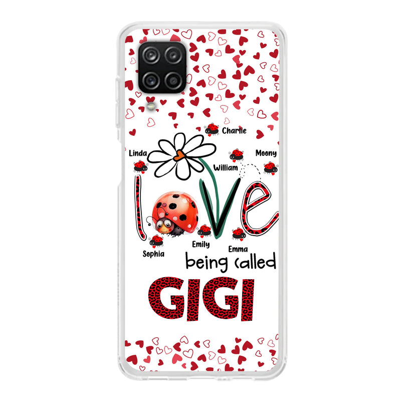 Personalized Grandma Phone Case - Gift Idea For Grandma - Up to 7 Kids - Love Being Called Gigi - Cases For iPhone/Samsung