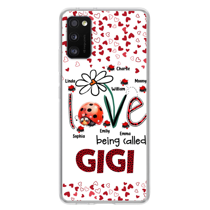 Personalized Grandma Phone Case - Gift Idea For Grandma - Up to 7 Kids - Love Being Called Gigi - Cases For iPhone/Samsung