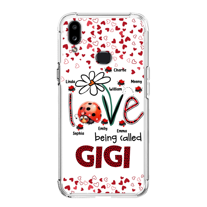 Personalized Grandma Phone Case - Gift Idea For Grandma - Up to 7 Kids - Love Being Called Gigi - Cases For iPhone/Samsung