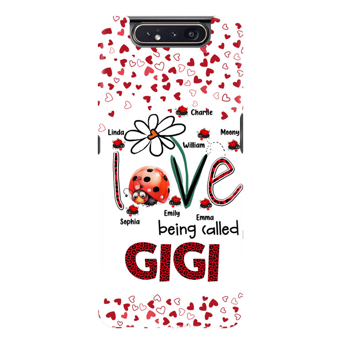 Personalized Grandma Phone Case - Gift Idea For Grandma - Up to 7 Kids - Love Being Called Gigi - Cases For iPhone/Samsung