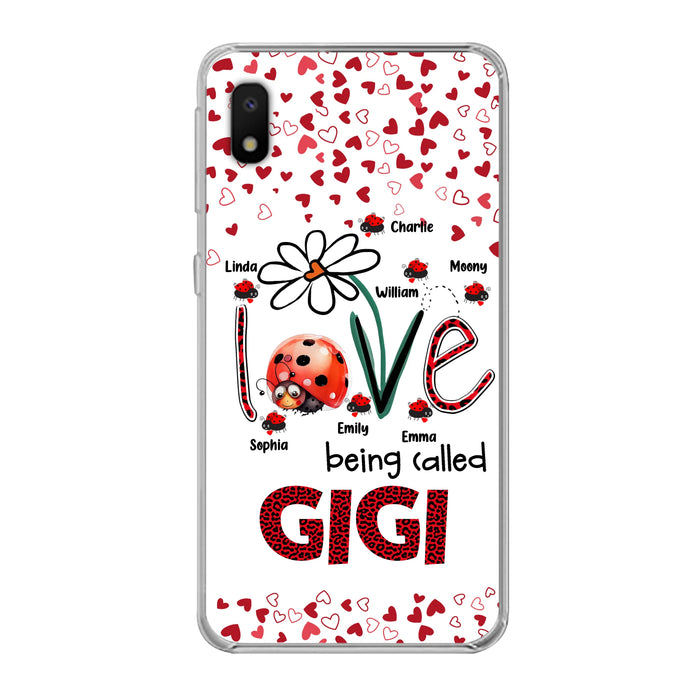 Personalized Grandma Phone Case - Gift Idea For Grandma - Up to 7 Kids - Love Being Called Gigi - Cases For iPhone/Samsung