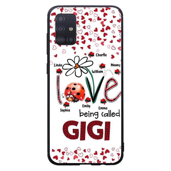 Personalized Grandma Phone Case - Gift Idea For Grandma - Up to 7 Kids - Love Being Called Gigi - Cases For iPhone/Samsung