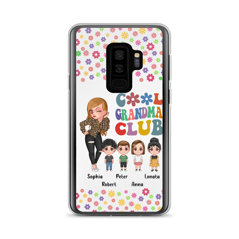 Personalized Cool Grandma Phone Case - Gift Idea For Grandma - Up to 4 Kids - Cases For iPhone/Samsung
