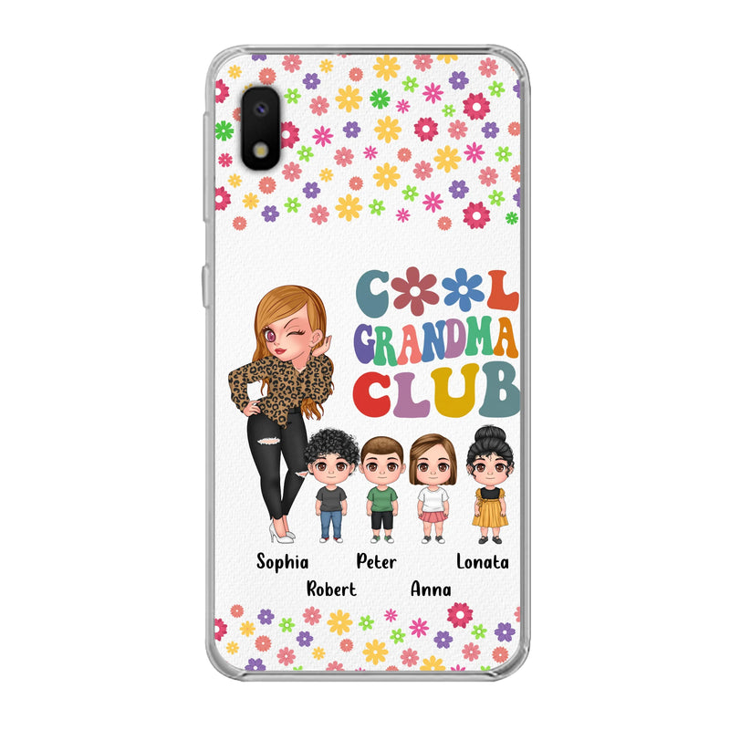 Personalized Cool Grandma Phone Case - Gift Idea For Grandma - Up to 4 Kids - Cases For iPhone/Samsung