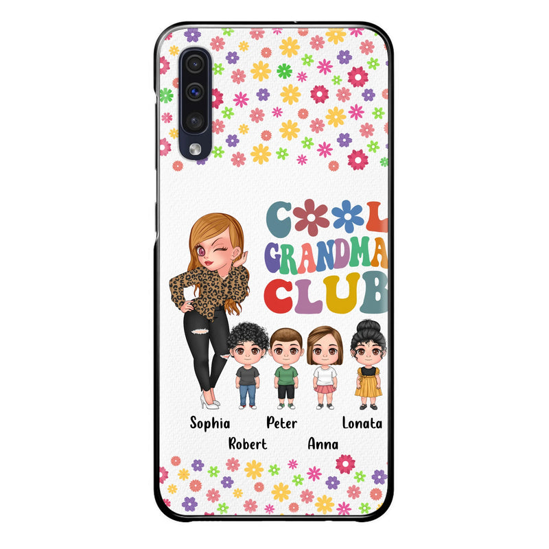 Personalized Cool Grandma Phone Case - Gift Idea For Grandma - Up to 4 Kids - Cases For iPhone/Samsung