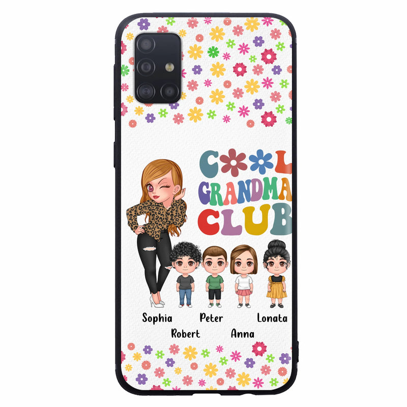 Personalized Cool Grandma Phone Case - Gift Idea For Grandma - Up to 4 Kids - Cases For iPhone/Samsung