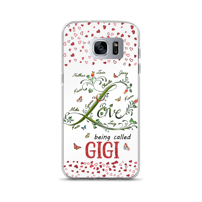 Personalized Grandma Phone Case - Up to 10 Kids - Mother's Day Gift Idea For Grandma - Love Being Called Grandma