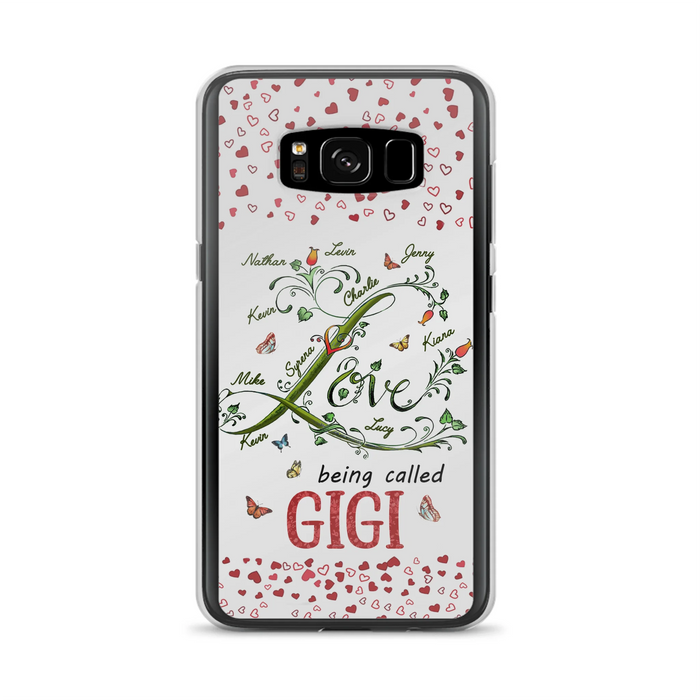 Personalized Grandma Phone Case - Up to 10 Kids - Mother's Day Gift Idea For Grandma - Love Being Called Grandma