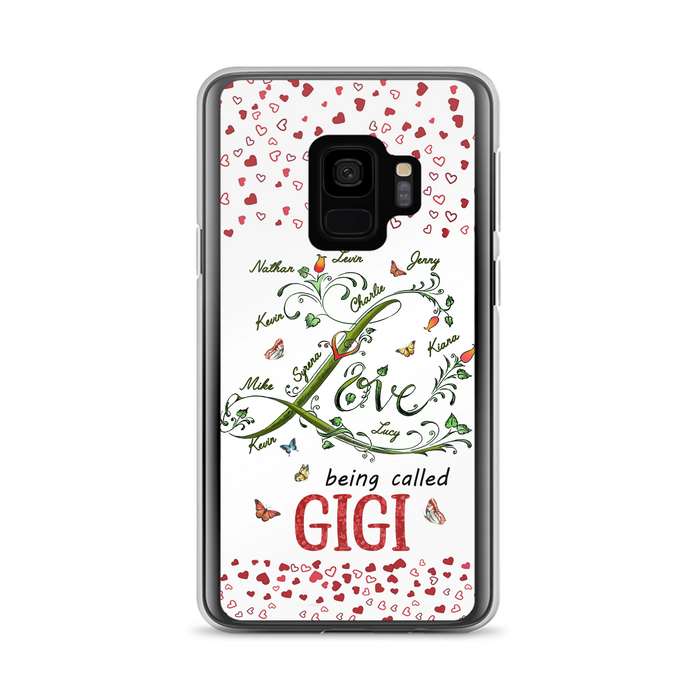 Personalized Grandma Phone Case - Up to 10 Kids - Mother's Day Gift Idea For Grandma - Love Being Called Grandma