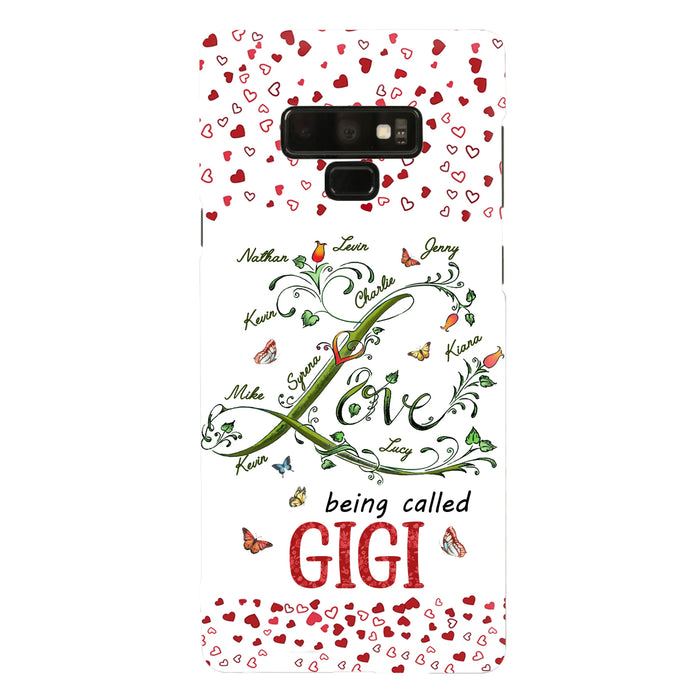 Personalized Grandma Phone Case - Up to 10 Kids - Mother's Day Gift Idea For Grandma - Love Being Called Grandma