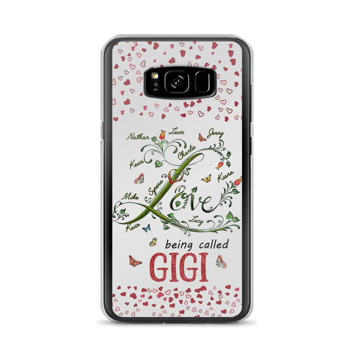 Personalized Grandma Phone Case - Up to 10 Kids - Mother's Day Gift Idea For Grandma - Love Being Called Grandma