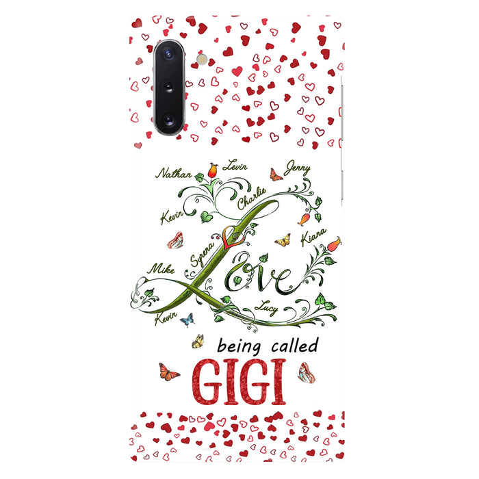 Personalized Grandma Phone Case - Up to 10 Kids - Mother's Day Gift Idea For Grandma - Love Being Called Grandma