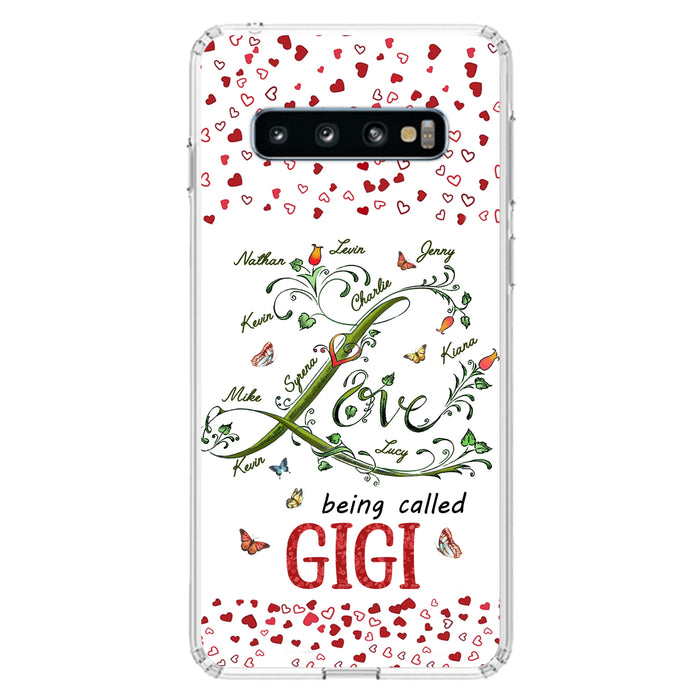Personalized Grandma Phone Case - Up to 10 Kids - Mother's Day Gift Idea For Grandma - Love Being Called Grandma