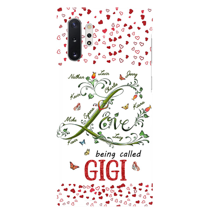 Personalized Grandma Phone Case - Up to 10 Kids - Mother's Day Gift Idea For Grandma - Love Being Called Grandma