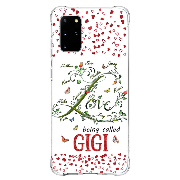 Personalized Grandma Phone Case - Up to 10 Kids - Mother's Day Gift Idea For Grandma - Love Being Called Grandma