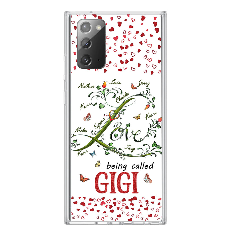 Personalized Grandma Phone Case - Up to 10 Kids - Mother's Day Gift Idea For Grandma - Love Being Called Grandma