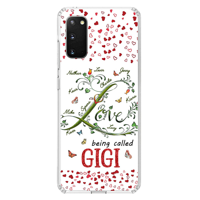 Personalized Grandma Phone Case - Up to 10 Kids - Mother's Day Gift Idea For Grandma - Love Being Called Grandma