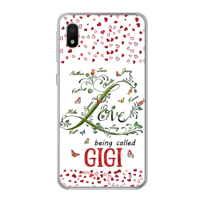 Personalized Grandma Phone Case - Up to 10 Kids - Mother's Day Gift Idea For Grandma - Love Being Called Grandma