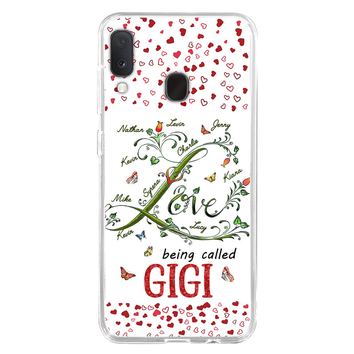 Personalized Grandma Phone Case - Up to 10 Kids - Mother's Day Gift Idea For Grandma - Love Being Called Grandma