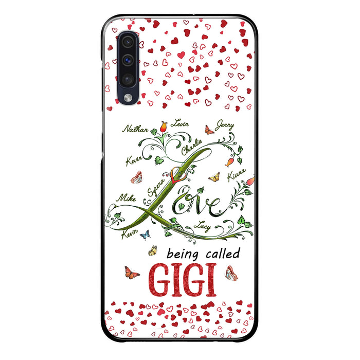 Personalized Grandma Phone Case - Up to 10 Kids - Mother's Day Gift Idea For Grandma - Love Being Called Grandma