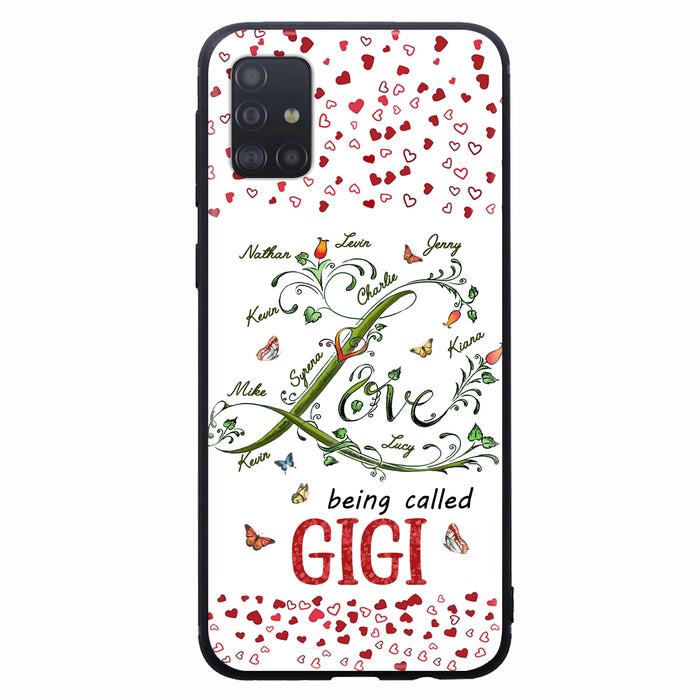Personalized Grandma Phone Case - Up to 10 Kids - Mother's Day Gift Idea For Grandma - Love Being Called Grandma