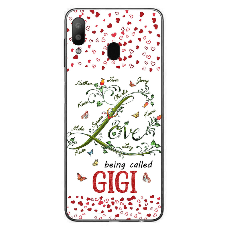 Personalized Grandma Phone Case - Up to 10 Kids - Mother's Day Gift Idea For Grandma - Love Being Called Grandma