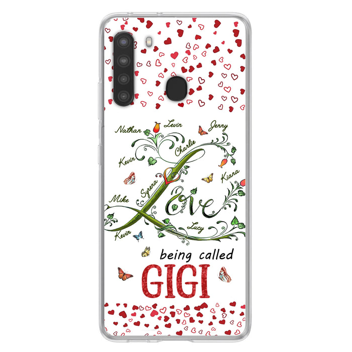 Personalized Grandma Phone Case - Up to 10 Kids - Mother's Day Gift Idea For Grandma - Love Being Called Grandma