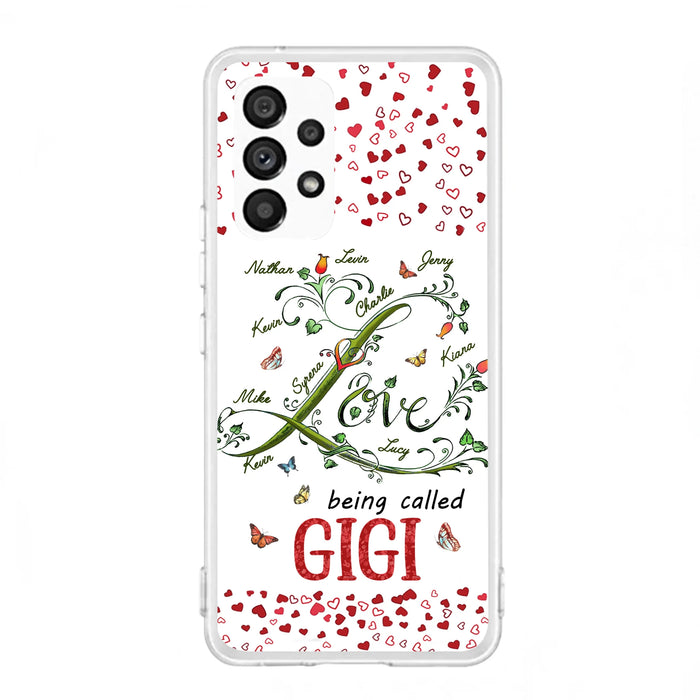 Personalized Grandma Phone Case - Up to 10 Kids - Mother's Day Gift Idea For Grandma - Love Being Called Grandma