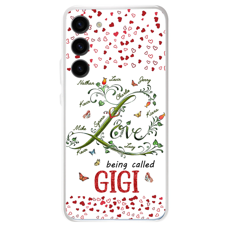 Personalized Grandma Phone Case - Up to 10 Kids - Mother's Day Gift Idea For Grandma - Love Being Called Grandma