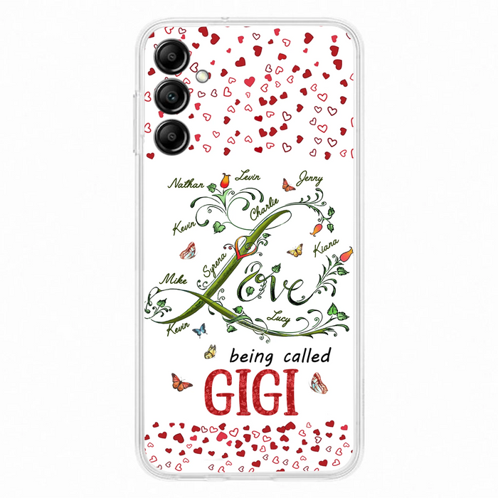 Personalized Grandma Phone Case - Up to 10 Kids - Mother's Day Gift Idea For Grandma - Love Being Called Grandma