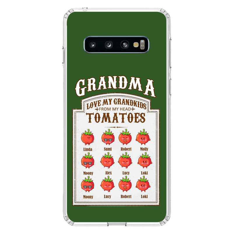 Personalized Grandma Tomatoes Phone Case - Gift Idea For Mother's Day/Grandma - Up to 12 Tomatoes - Case For iPhone/Samsung