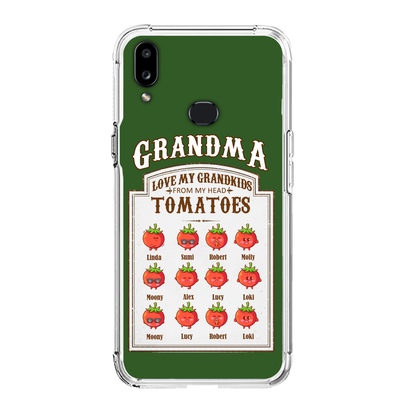 Personalized Grandma Tomatoes Phone Case - Gift Idea For Mother's Day/Grandma - Up to 12 Tomatoes - Case For iPhone/Samsung