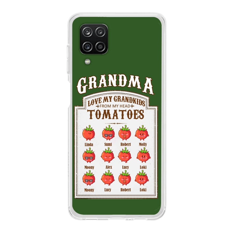 Personalized Grandma Tomatoes Phone Case - Gift Idea For Mother's Day/Grandma - Up to 12 Tomatoes - Case For iPhone/Samsung