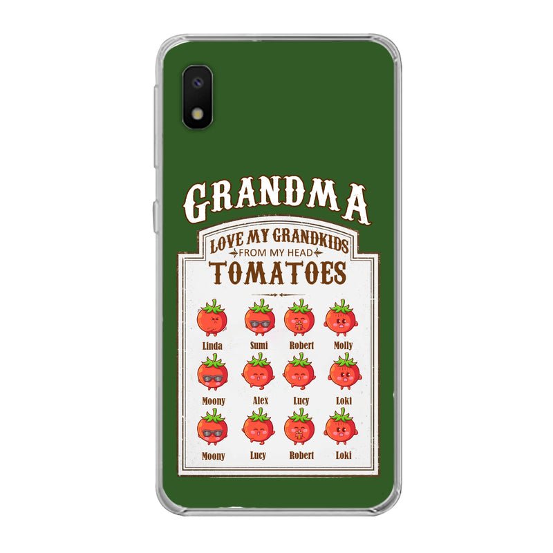 Personalized Grandma Tomatoes Phone Case - Gift Idea For Mother's Day/Grandma - Up to 12 Tomatoes - Case For iPhone/Samsung