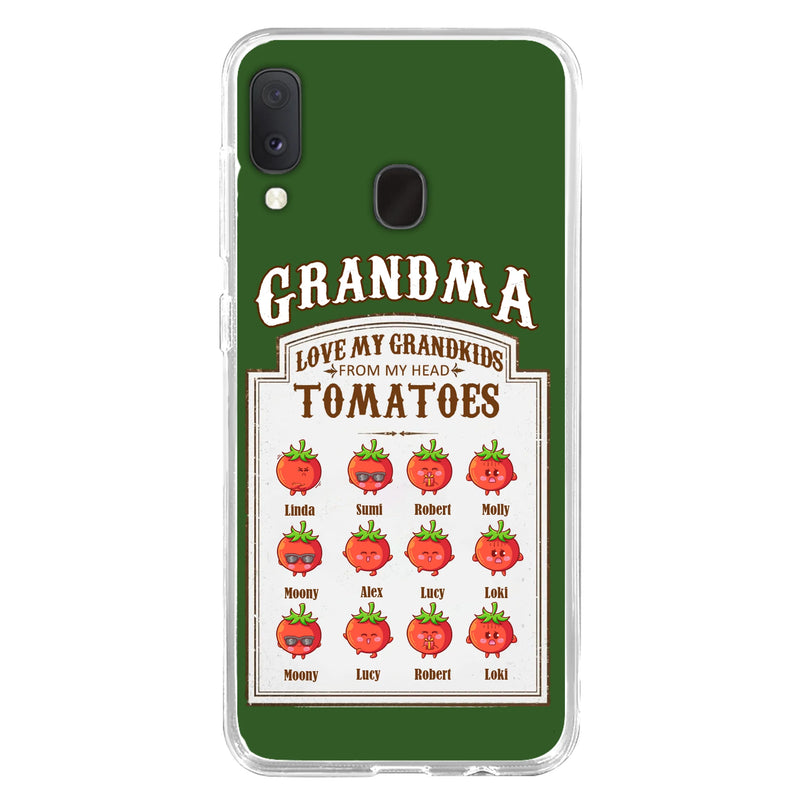 Personalized Grandma Tomatoes Phone Case - Gift Idea For Mother's Day/Grandma - Up to 12 Tomatoes - Case For iPhone/Samsung