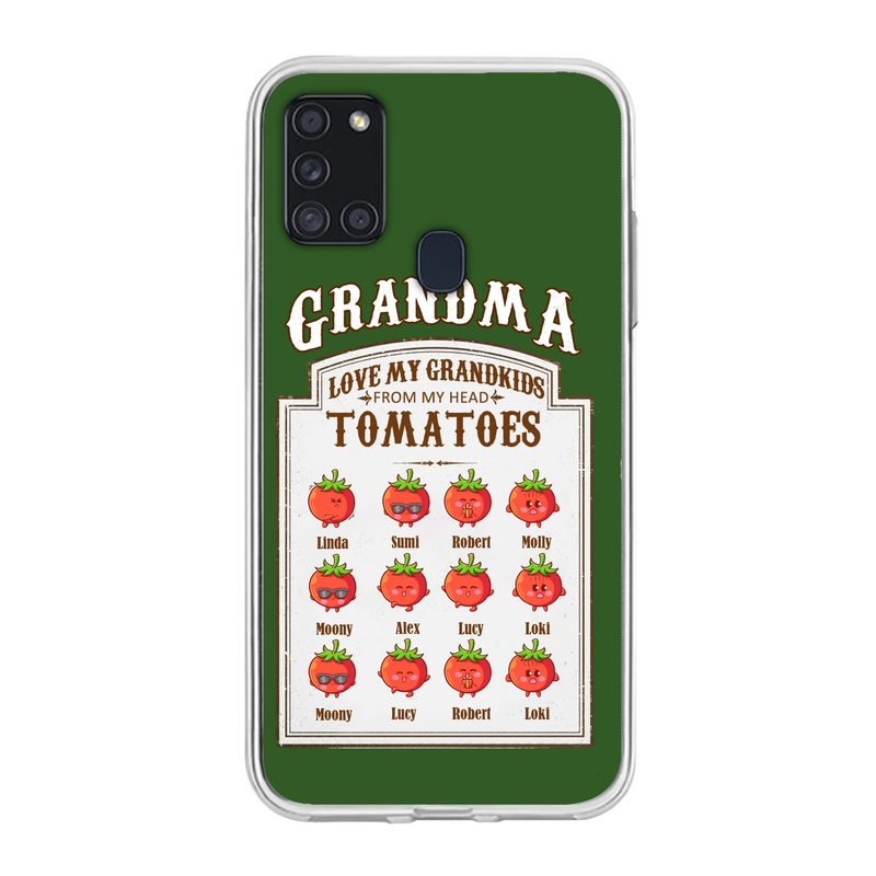 Personalized Grandma Tomatoes Phone Case - Gift Idea For Mother's Day/Grandma - Up to 12 Tomatoes - Case For iPhone/Samsung