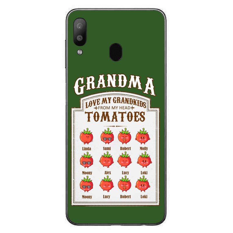 Personalized Grandma Tomatoes Phone Case - Gift Idea For Mother's Day/Grandma - Up to 12 Tomatoes - Case For iPhone/Samsung