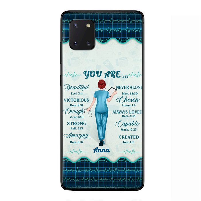 Custom Personalized Nurse Phone Case - Gift Idea For Nurse/ Birthday/ Friend - You Are Beautiful - Cases For iPhone/Samsung