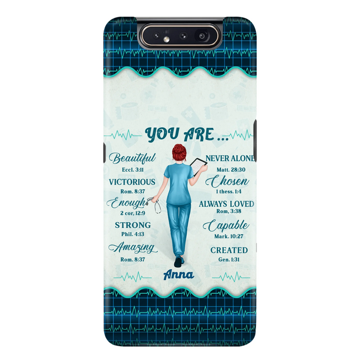 Custom Personalized Nurse Phone Case - Gift Idea For Nurse/ Birthday/ Friend - You Are Beautiful - Cases For iPhone/Samsung