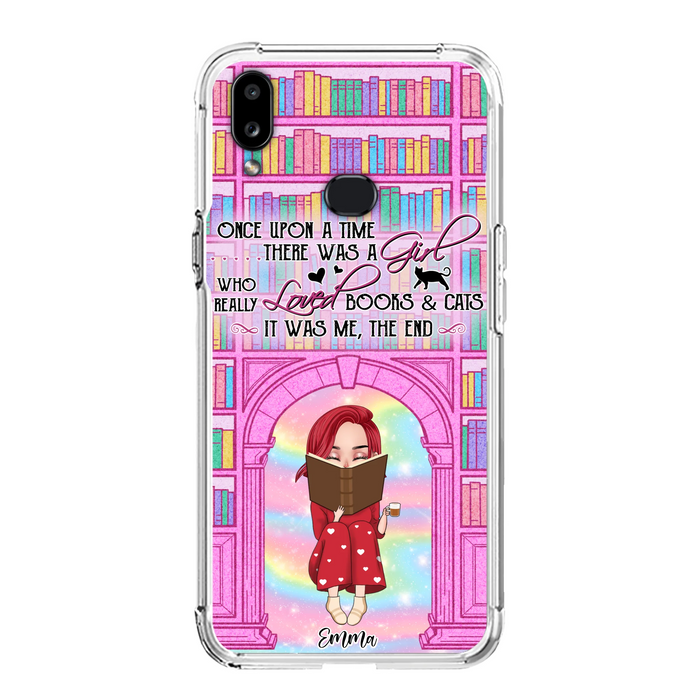 Custom Personalized Reading Girl Phone Case - Gift Idea For Books Lovers - It Was Me The End - Case For iPhone/Samsung