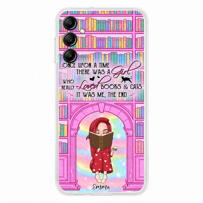 Custom Personalized Reading Girl Phone Case - Gift Idea For Books Lovers - It Was Me The End - Case For iPhone/Samsung