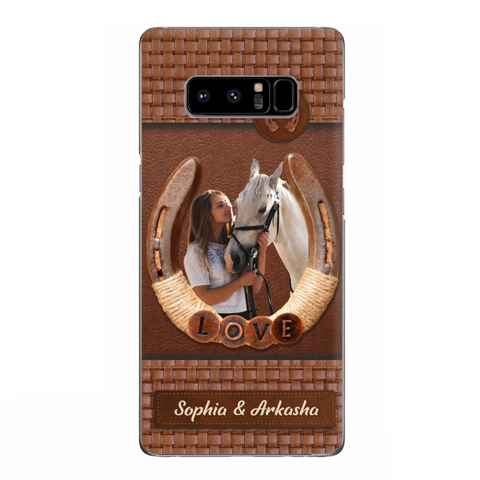 Custom Personalized Horse Phone Case - Upload Photo - Gift Idea Horse Lover - Case For iPhone And Samsung