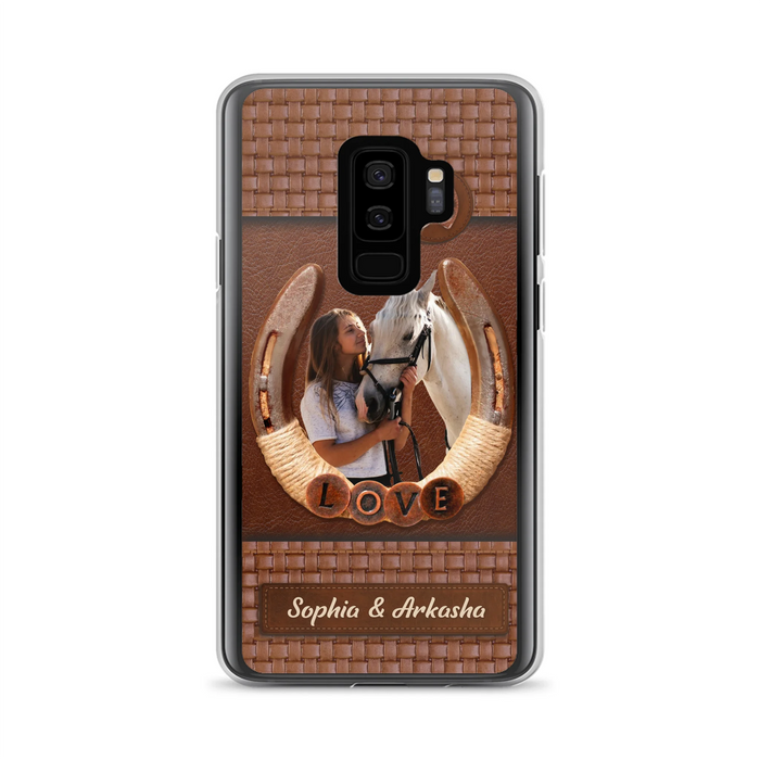 Custom Personalized Horse Phone Case - Upload Photo - Gift Idea Horse Lover - Case For iPhone And Samsung