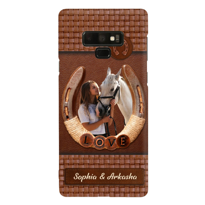 Custom Personalized Horse Phone Case - Upload Photo - Gift Idea Horse Lover - Case For iPhone And Samsung